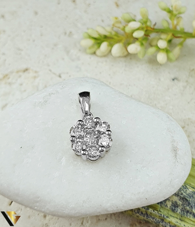 Pandantive cu diamante - Pandantiv Aur 18K, Diamante 0.51 ct in total