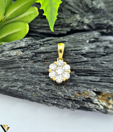 Pandantive cu diamante - Pandantiv Aur 18k, Diamante 0.40 ct