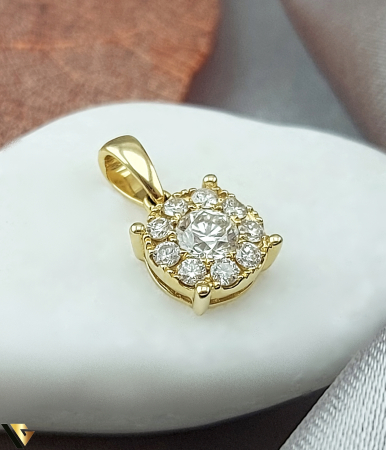 Pandantive cu diamante - Pandantiv Aur 18K, Diamante 0.44 ct in total