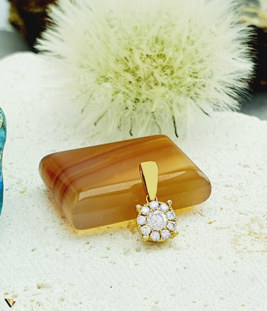 Pandantive cu diamante - Pandantiv Aur 18k, Diamante 0.15 ct in total