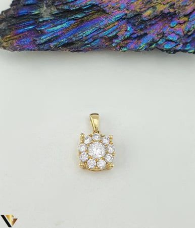 Pandantive cu diamante - Pandantiv Aur 18k, Diamante 0.64 ct