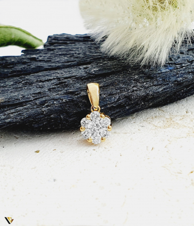 Pandantive cu diamante - Pandantiv Aur 18k, Diamante 0.28 ct in total
