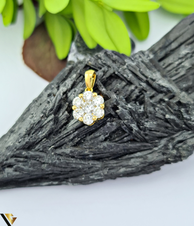 Pandantive cu diamante - Pandantiv Aur 18k, Diamante 0.70 ct