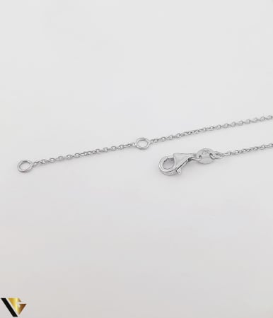 Lant cu Pandantiv Aur 18K, Diamante 0.72 ct si Safir 1.35 ct [9]