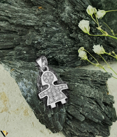 Pandantive cu diamante - Pandantiv Aur 18k, Diamante