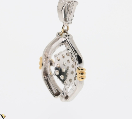 Pandantiv Aur 18k, Platina 900, Diamante 1.29 ct [2]