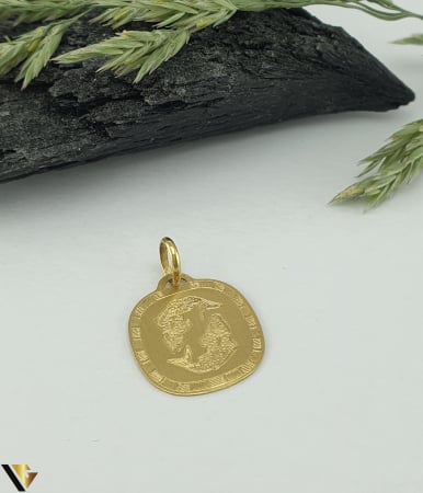 Pandantive / Brose - Pandantiv Aur 18K, Zodia Pesti