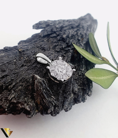 Pandantiv Aur 18K, Diamante 0.48 ct [4]