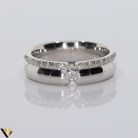Verigheta Aur Alb 18k, Diamante 0.24 ct [1]