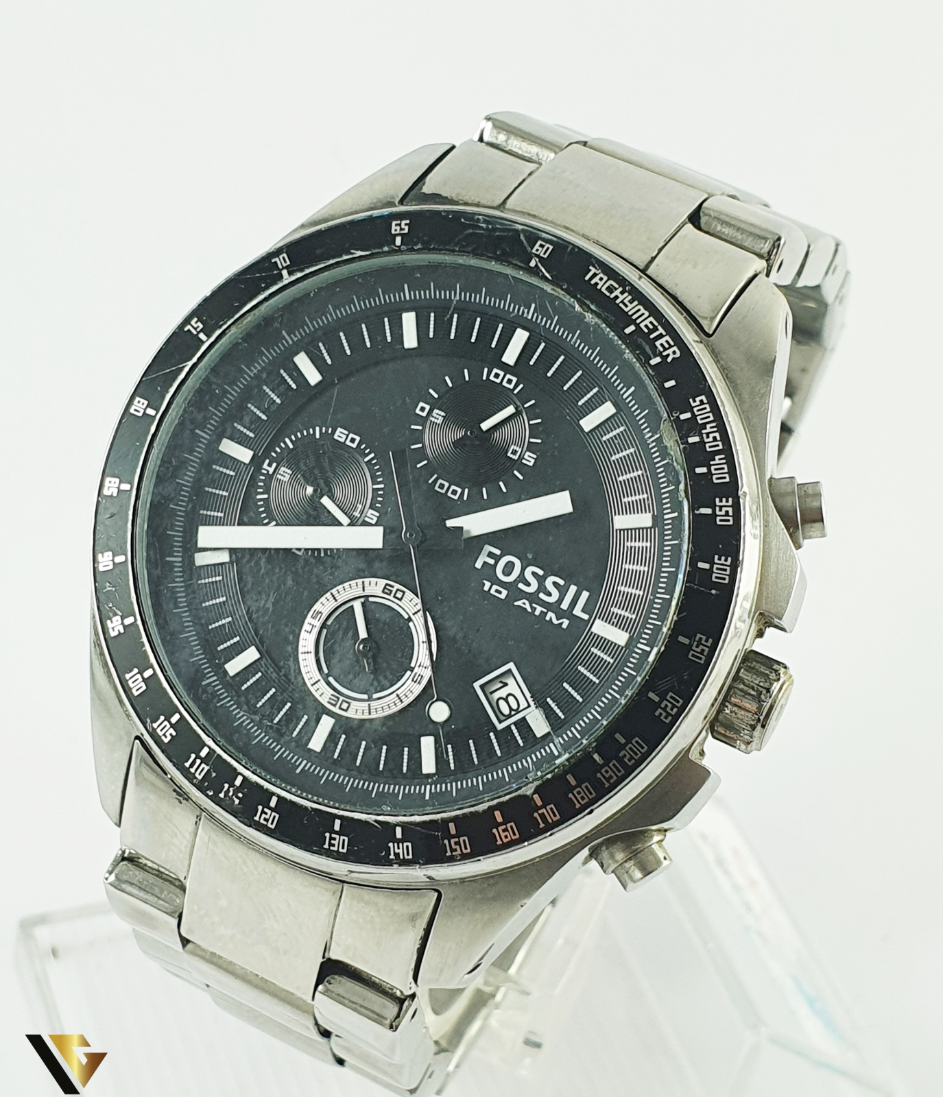 fossil decker chronograph