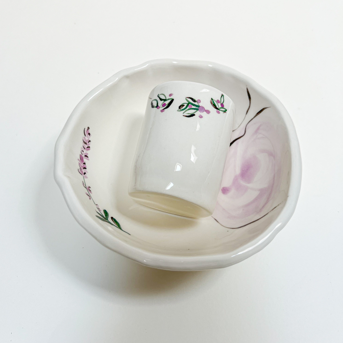 Bol și Cană Lavanda 15/7 cm [2]