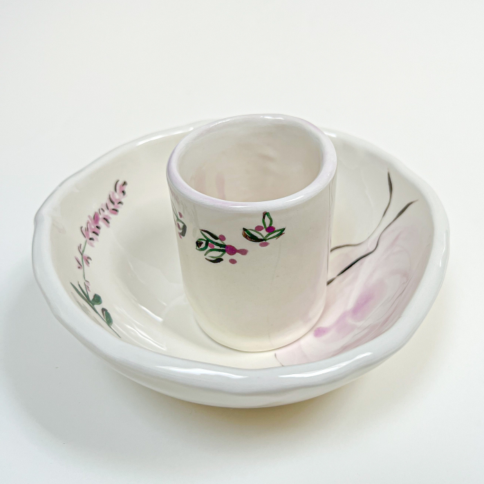 Bol și Cană Lavanda 15/7 cm [5]