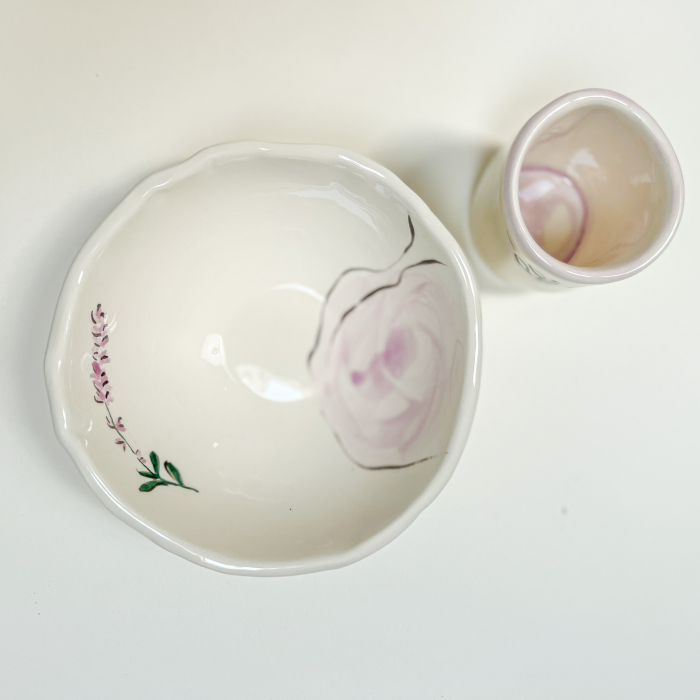 Bol și Cană Lavanda 15/7 cm [4]