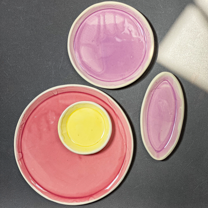 Farfurii - set 4 vase, 26/12 cm [3]