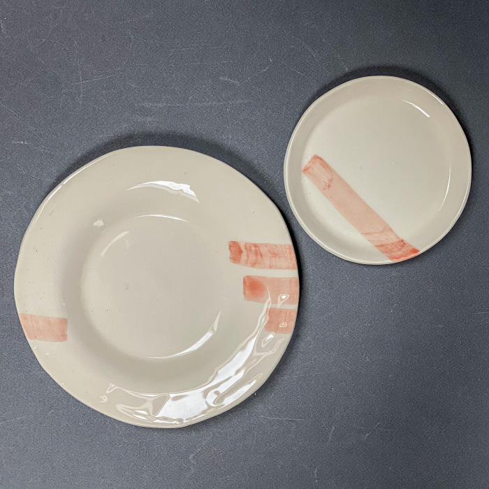 Farfurii Albe 2 buc in set 23-15 cm [1]