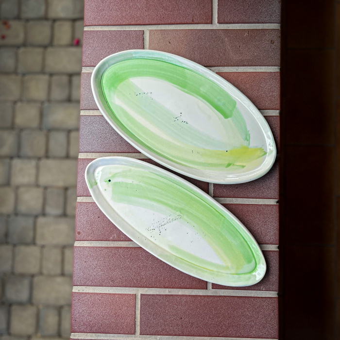 Platou oval Green Lime 36/19 cm [4]