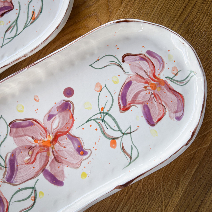 Platou Oval Magnolie 32/16 cm [2]