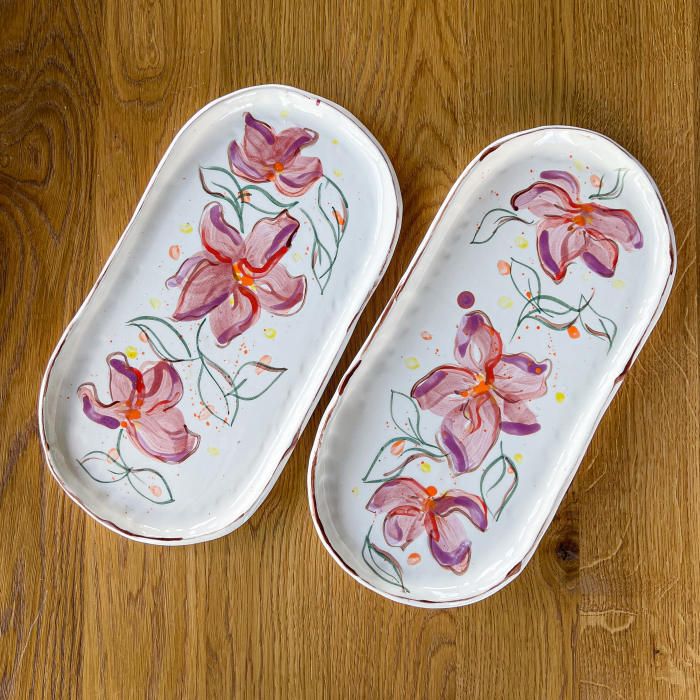 Platou Oval Magnolie 32/16 cm [3]