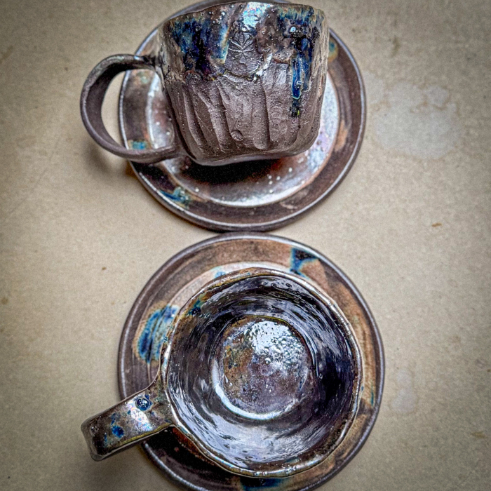 Set 2 Căni, 2 farfurii // bule [6]