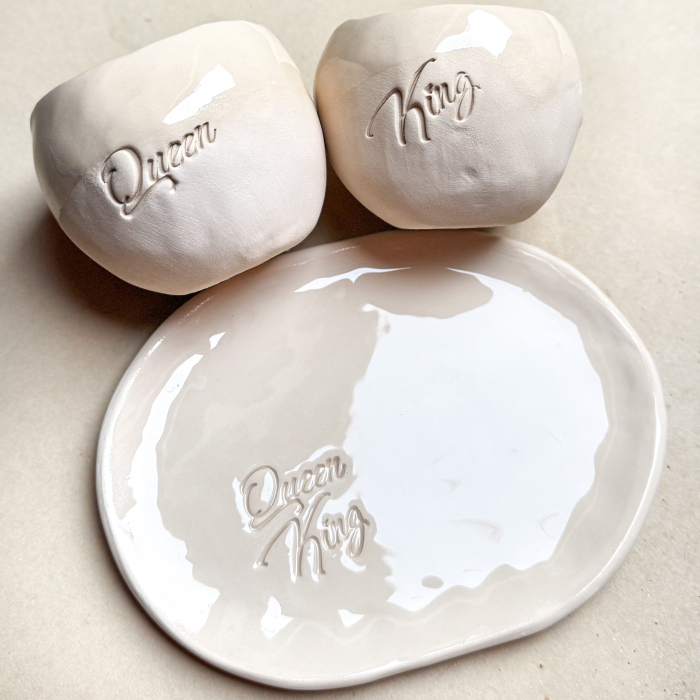 Set căni și farfurioară Qeen & King [2]