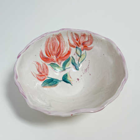 Bol Larg cu Flori 18/7 cm [3]