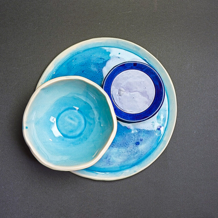 Set bol și 2 farfurii Sky 26/12 cm [2]