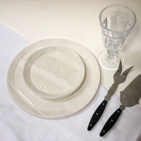 Farfurie Ceramica Dantela 23 cm [4]