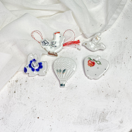 Set 5 broșe  - ceramică #3 [2]