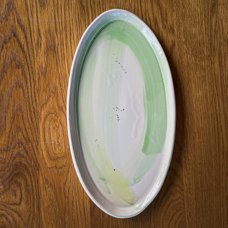 Platou oval Green Lime 36/19 cm [1]