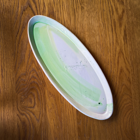 Platou oval Green Lime 37/14 cm [1]