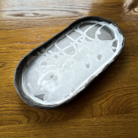 Farfurii - Platou Oval Turtle Pearl 32/16 cm