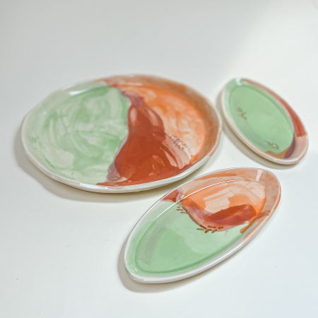 Platouri 3, Orange / Green 31/11 [2]