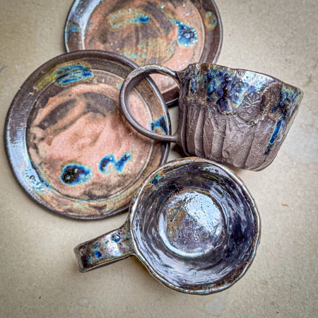 Set 2 Căni, 2 farfurii // bule [1]