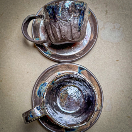 Set 2 Căni, 2 farfurii // bule [5]