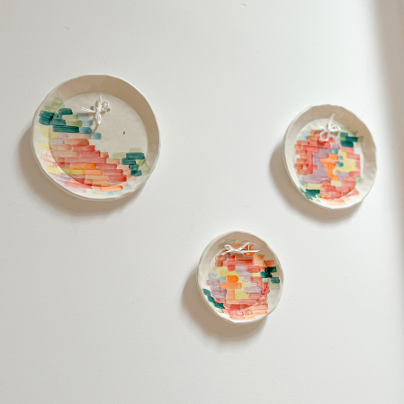 Set 3 tabluri ceramică "Moldova" 12/16 cm [2]