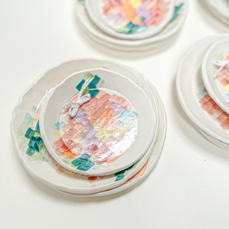 Set 3 tabluri ceramică "Moldova" 12/16 cm [7]