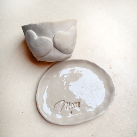 Set Cană 80 ml și farfurioară mică 7 cm [3]