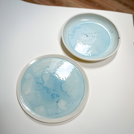 Set două vase "Blue Sky" 24/26