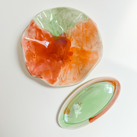 Boluri - Set Orange & Green 26/6