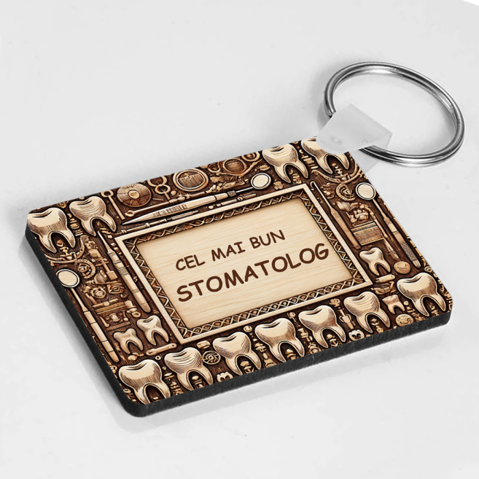Set Personalizat Cadou Stomatolog– Portofel,Agenda,Breloc [4]