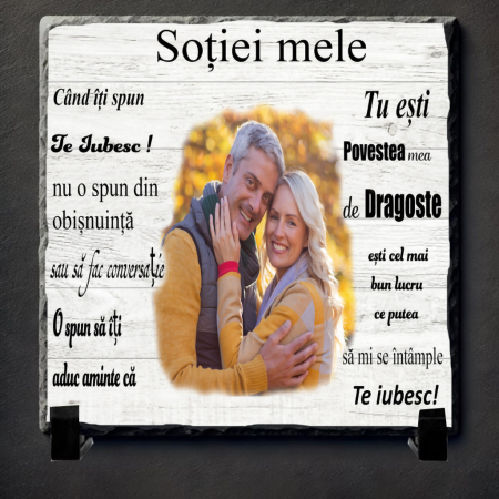 Tablouri pe Piatra - Set Cadou Personalizat pentru Soție