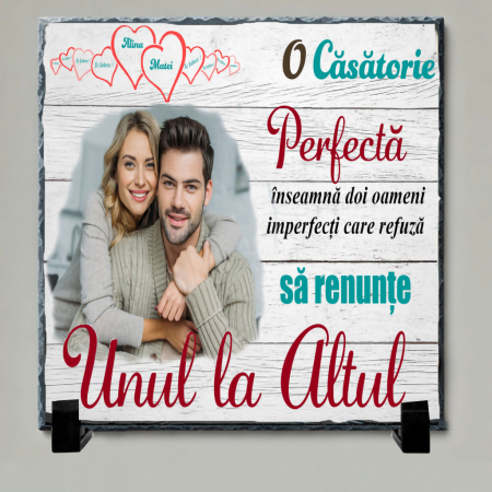 Tablouri pe Piatra - Set Cadou Personalizat pentru Cuplu