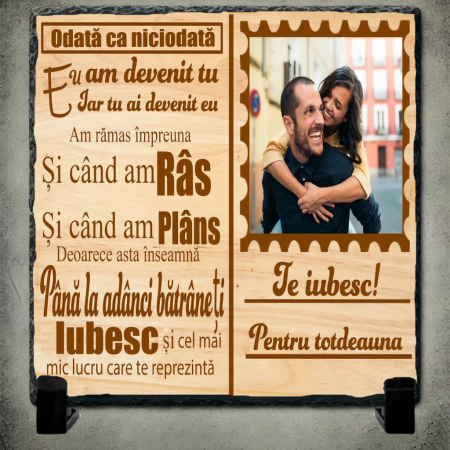 Tablouri pe Piatra - Set Cadou Personalizat pentru Cuplu