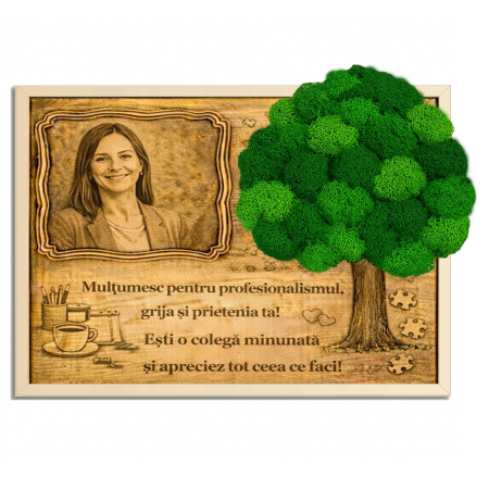 Tablou Licheni Cadou Colega