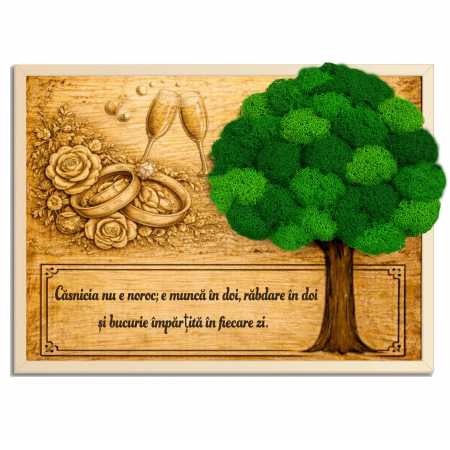 Tablouri - Tablou Licheni Cadou Aniversare Casnicie