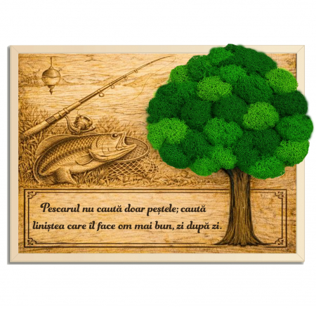 Tablouri - Tablou Licheni Cadou Pescar