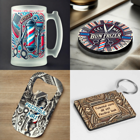 Cadouri Stylisti - set-personalizat-cadou-frizer-halba-suporti-halba-desfacator-breloc