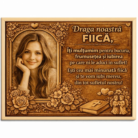 Tablou Lemn Cadou Fiica