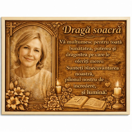 Tablou Lemn Cadou Soacra