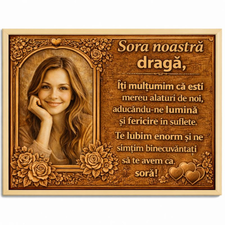 Tablou Lemn Cadou Sora